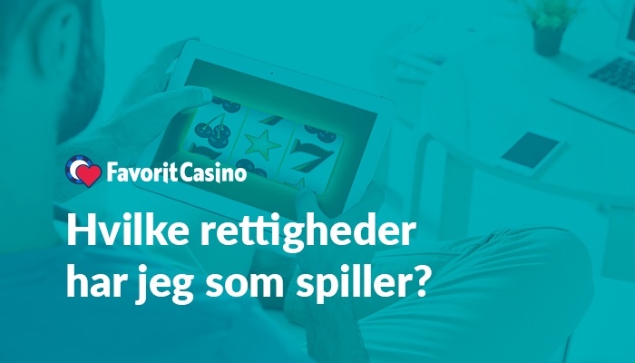 Rettigheder som spiller på online gambling tjenester